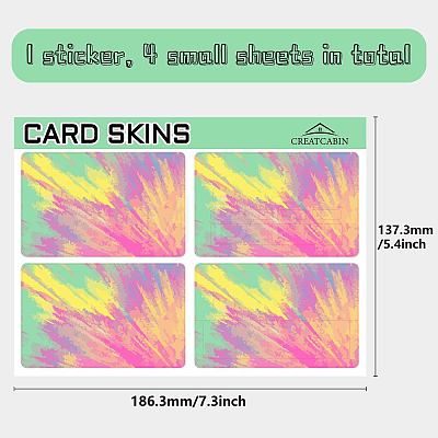 PVC Plastic Waterproof Card Stickers DIY-WH0432-095-1