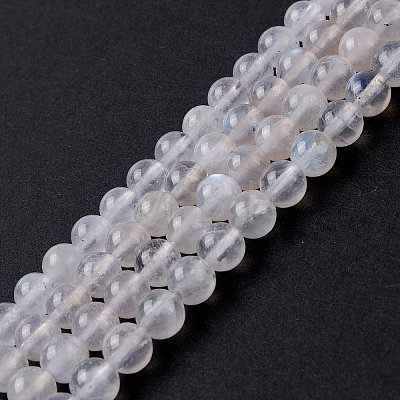 Natural Rainbow Moonstone Beads Strands G-I249-B04-04-1