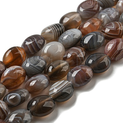 Natural Botswana Agate Beads Strands G-NH0015-C03-01-1