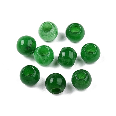 Dyed Natural Malaysia Jade Beads G-T092-10mm-12-1