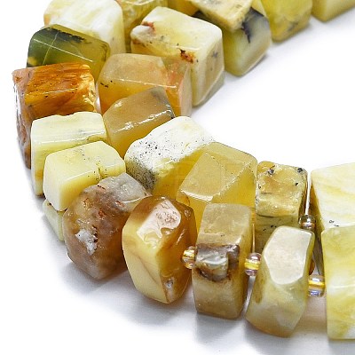 Natural Yellow Opal Beads Strands G-K245-F04-04-1