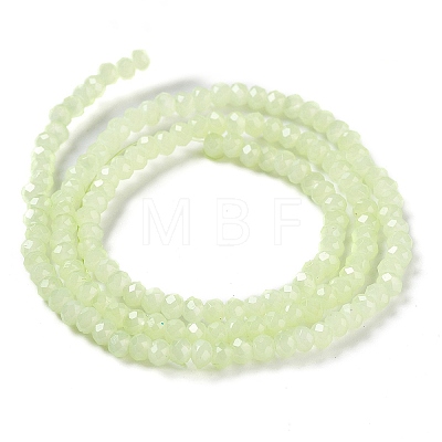 Baking Painted Imitation Jade Glass Bead Strands DGLA-A034-J2MM-A21-1