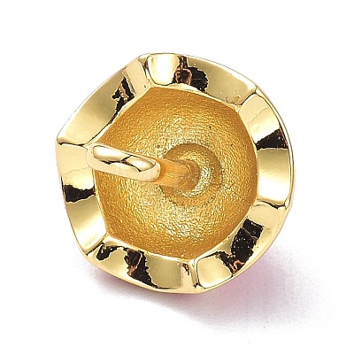 Real 18K Gold Plated Brass Charms KK-L188-24G-05-1