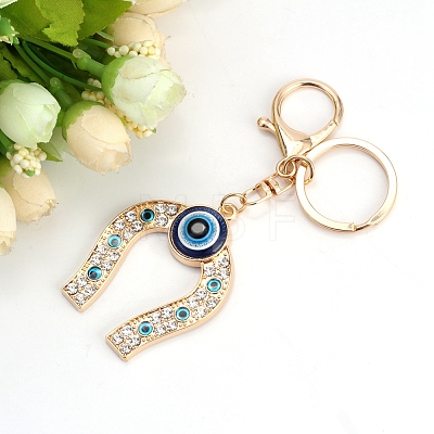 Alloy Rhinestone Keychains PW-WG38863-01-1