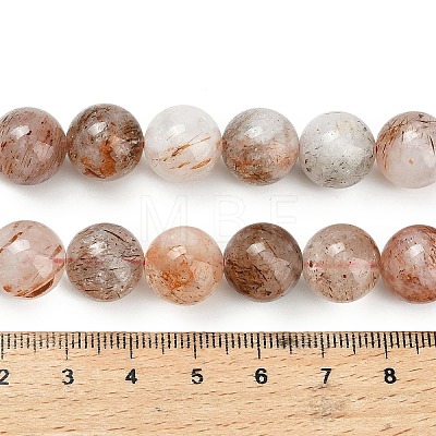 Natural Copper Rutilated Quartz Beads Strands G-L642-B07-12mm-1