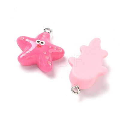 Opaque Resin Pendants RESI-I355-03P-01-1