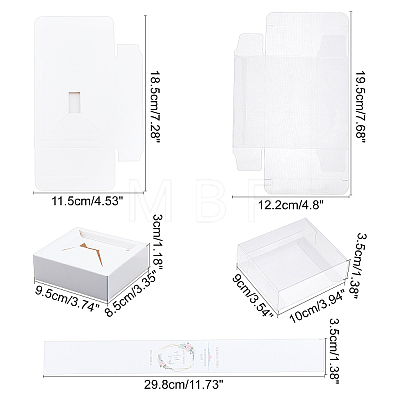 20Pcs Coated Paper Soap Box CON-WH0076-69-1