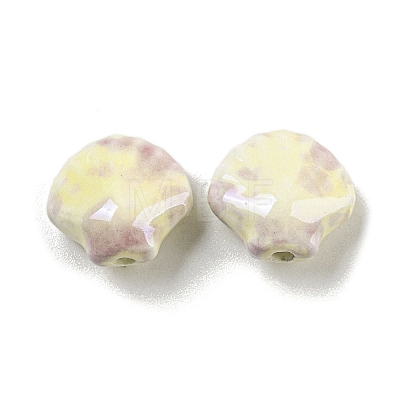 Shell Shape Handmade Porcelain Beads PORC-E022-01B-1