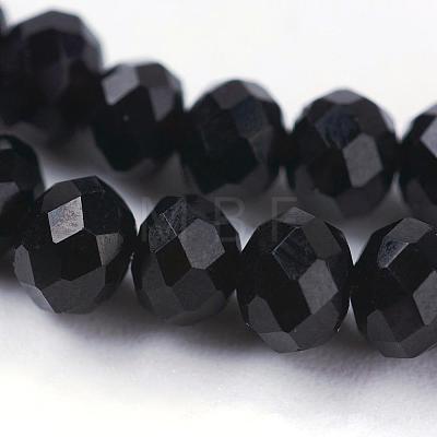 Imitation Crystal Glass Beads GLAA-D030-14-1