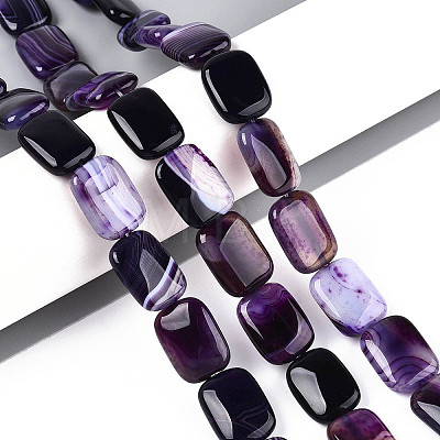 Natural Agate Beads Strands G-N356-03A-14-1