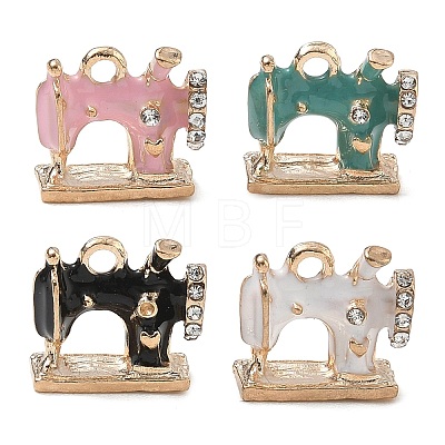 Alloy Enamel Pendants RB-CBAC700-04G-1