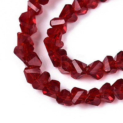 Transparent Glass Beads Strands GLAA-N018-4mm-26-1