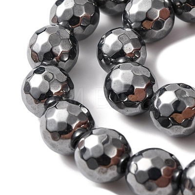 Terahertz Stone Beads Strands G-H027-H01-02-1