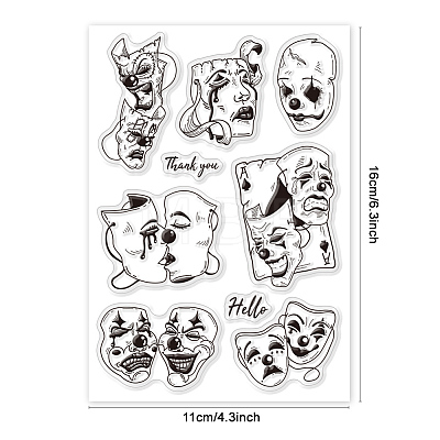 Custom PVC Plastic Clear Stamps DIY-WH0448-0291-1