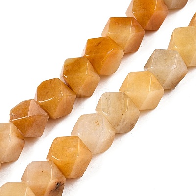 Natural Topaz Jade Beads Strands G-T138-33-1