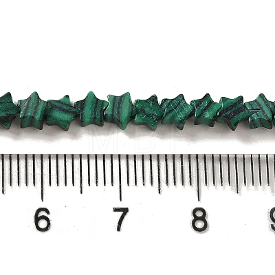 Synthetic Malachite Beads Strands G-G085-B07-01-1