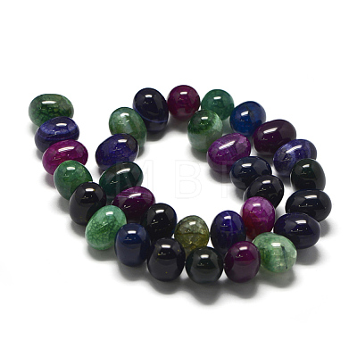 Natural Agate Beads Strands G-E401-F01-1-1