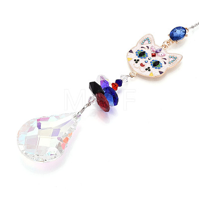 Alloy Hanging Ornaments HJEW-Q012-06F-1