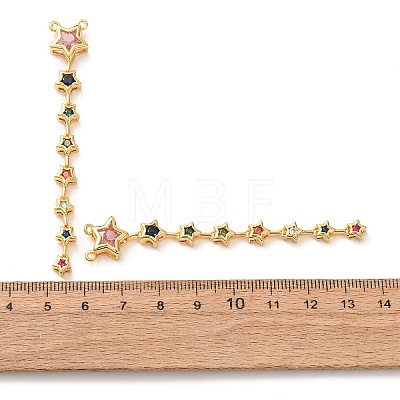 Brass Micro Pave Colorful Cubic Zirconia Big Pendants KK-A304-31B-G-1