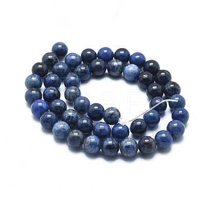 Natural Dumortierite Quartz Bead Strands X1-G-I224-01-6mm-1