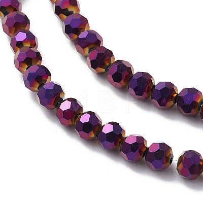 Electroplate Glass Beads Strands LS-EGLA-K015-09E-1