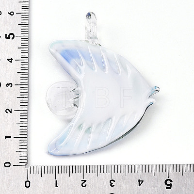 Handmade Lampwork Big Pendants LAMP-T023-06C-1