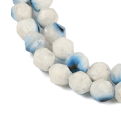 Natural Blue Ice Glacierite Stone Beads Strands G-B092-A01-02-1