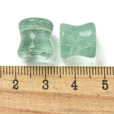 Natural Green Aventurine Ear Gauges Flesh Tunnels Plugs EJEW-P293-02B-1