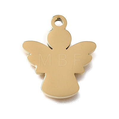 304 Stainless Steel Pendants STAS-E532-06G-1