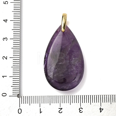 Natural Amethyst Pendants G-B188-01G-07-1