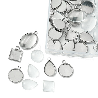 DIY Blank Pendant Making Kit DIY-FS0005-50-1