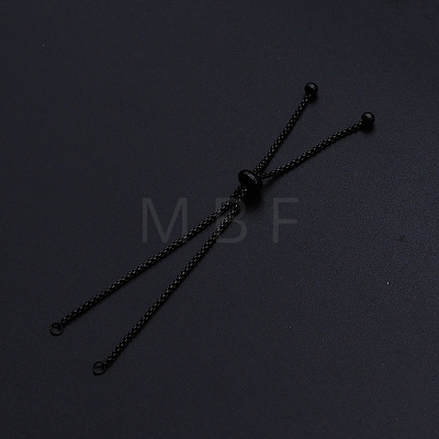 Adjustable 201 Stainless Steel Slider Bracelets Making STAS-S105-JN646-4-1