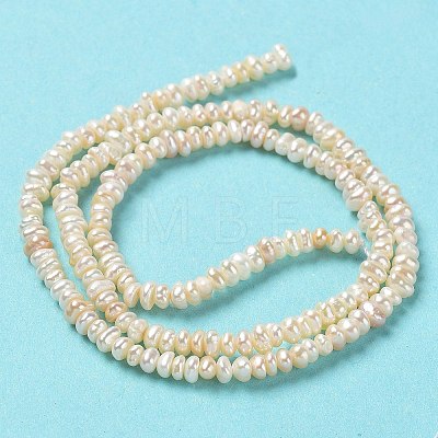 Natural Cultured Freshwater Pearl Beads Strands PEAR-J007-62-1
