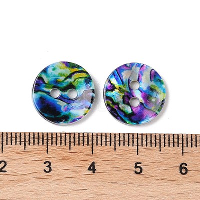 2-Hole Freshwater Shell Buttons SHEL-A004-01D-1