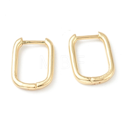 Brass Huggie Hoop Earrings EJEW-L234-025-1