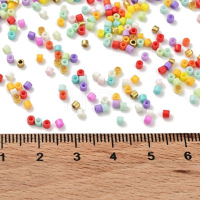 Baking Paint Glass Seed Beads SEED-S042-05B-50-1