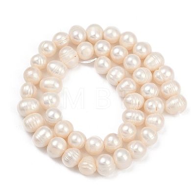 Natural Cultured Freshwater Pearl Beads Strands PEAR-I007-07X-07D-1