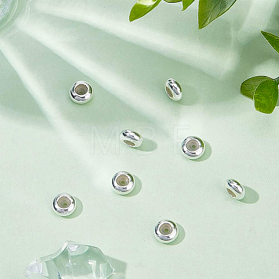 8Pcs 925 Sterling Silver Spacer Beads STER-BC0001-61B-1