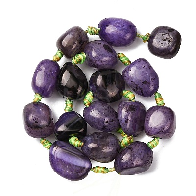 Natural Agate Beads Strands G-F825-G01-01D-1