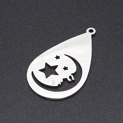 Non-Tarnish 201 Stainless Steel Pendants STAS-S105-LA216-1