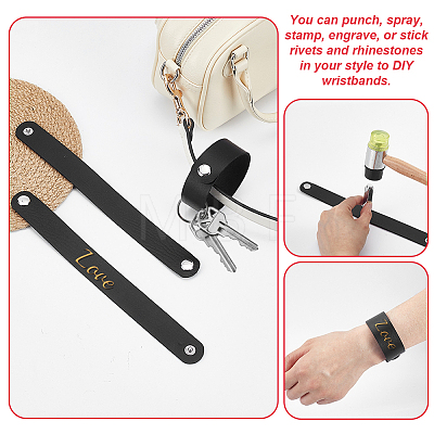 PU Imitation Leather Cord Bracelets BJEW-WH0022-83-1-1
