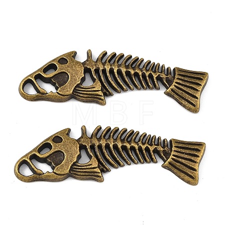 Tibetan Style Alloy Big Pendants TIBE-T007-26AB-FF-1