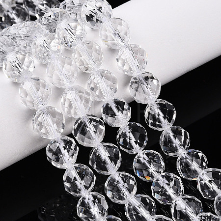 Natural Quartz Crystal Beads Strands G-S345-8mm-35-1
