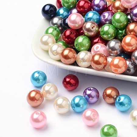 Colorful Acrylic Beads PACR-10D-M-1