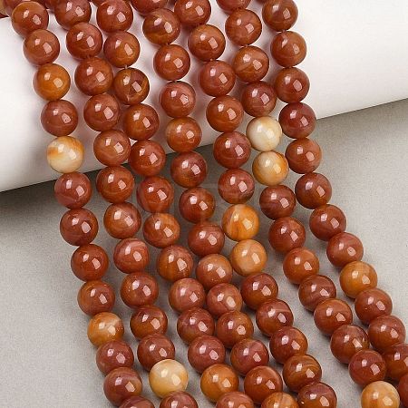 Handmade Lampwork Beads Strand LAMP-B056-8mm-18-1