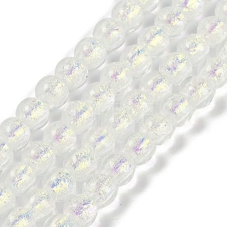 Handmade Foil Lampwork Beads Strands FOIL-K003-06A-10-1