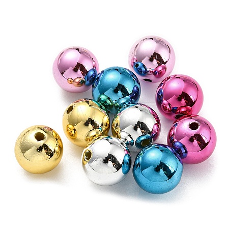 UV Plating Acrylic Beads PACR-G001-01C-1