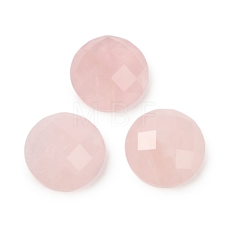 Natural Rose Quartz Cabochons G-C146-03L-1
