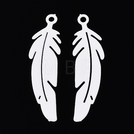 Spray Painted 430 Stainless Steel Pendants STAS-N121-06A-1