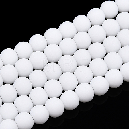 Opaque Glass Beads Strands GLAA-T032-P4mm-MD02-1